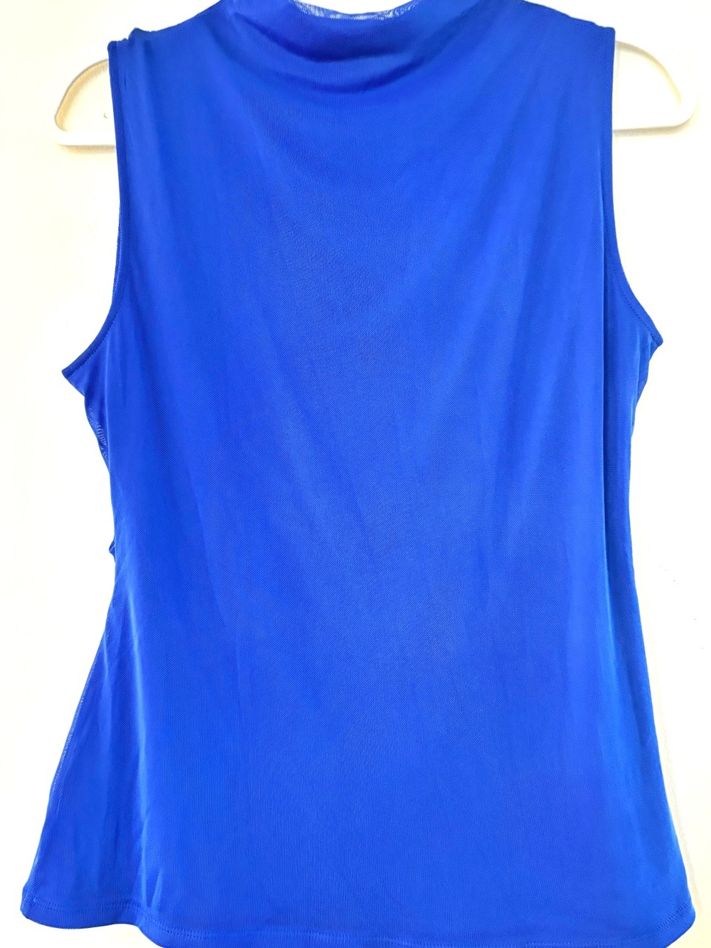 Calvin Klein Royal Blue Sleeveless Mock Neck Tank